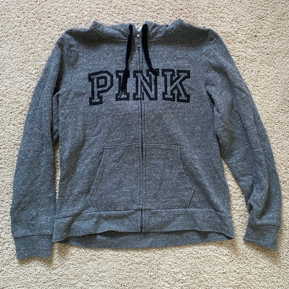 Black PINK full zip hoodie